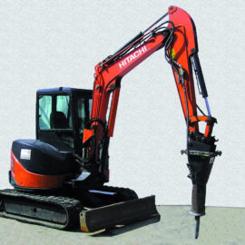 Kompaktbagger Hitachi ZX40 mieten